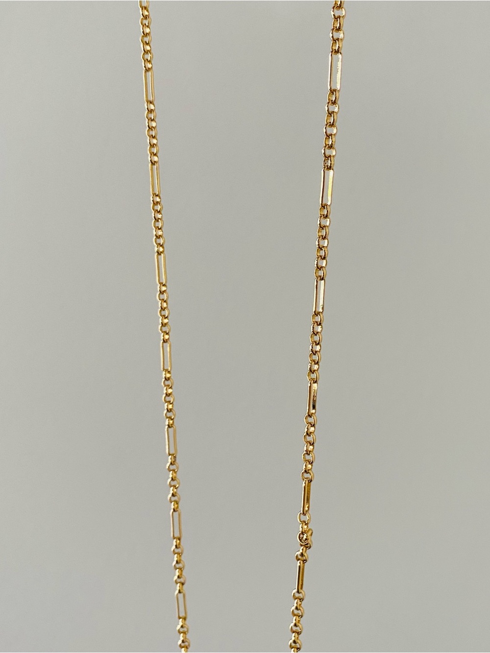 $88 NWT Madewell Semiprecious Tiger's Eye Lapis Stone Gold Chain Charm Necklace - Picture 10 of 12